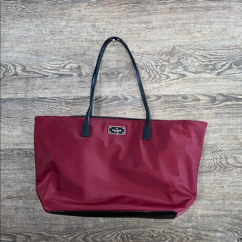 Kate Spade Maroon Lida May Street Tote
